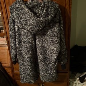 Gili Lounge Sherpa Navy Tweed Hoodie